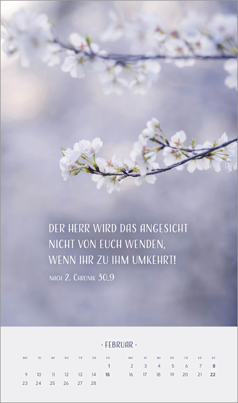 Zarte Blumengrüße Wandkalender 2026