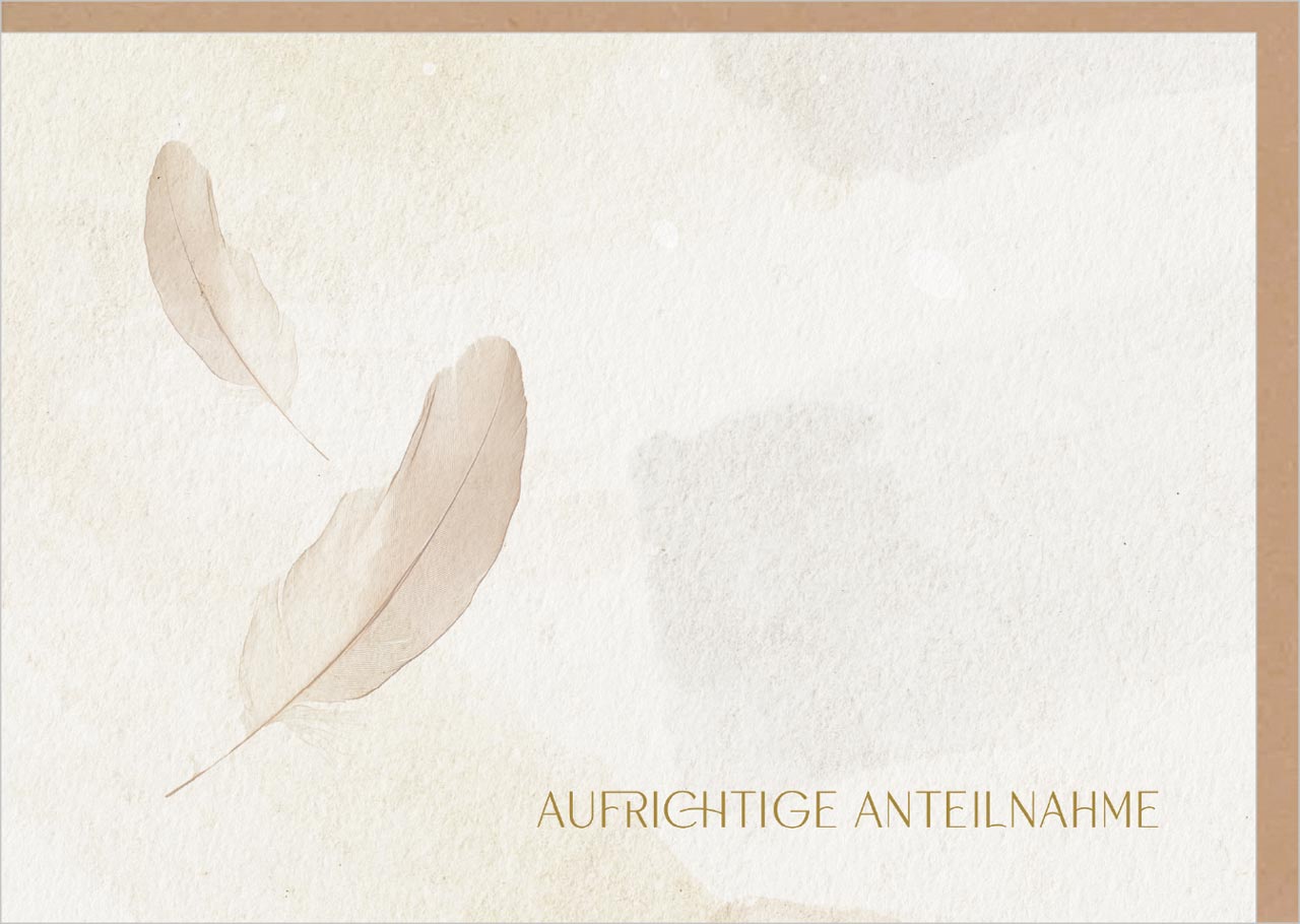 Faltkarte Trauer Psalm 71:3 -  Anlass: Trauer (17 x 12 cm)