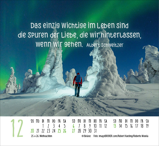 Freiheit 2026 - Minikalender