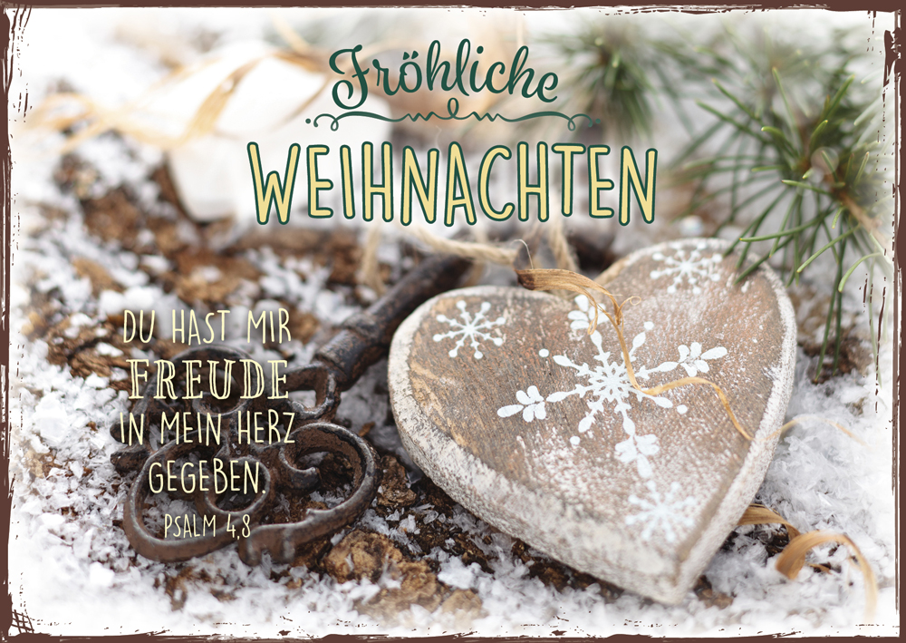 Postkartenbox Segenswünsche zum Fest -  Anlass: Weihnachten (15 x 11 cm)