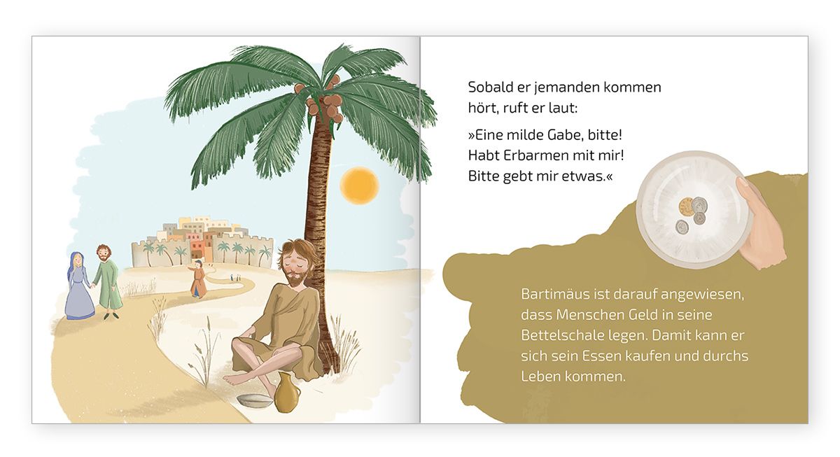 Bartimäus - Eine Geschichte aus der Bibel -  Autor: Irene Frei - Geheftet 1. Auflage (12 x 12)