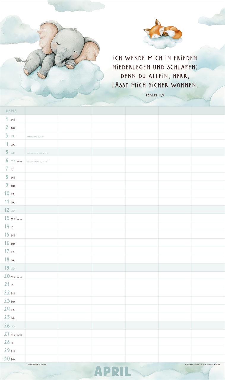 Mein Familienplaner 2026