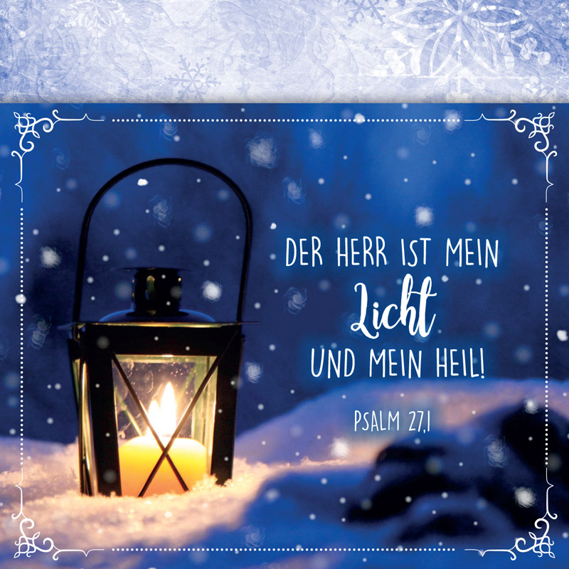 Miniaufstellbuch Denn es ist Weihnachtszeit -  Anlass: Weihnachten (10,5 x 10,5 cm)