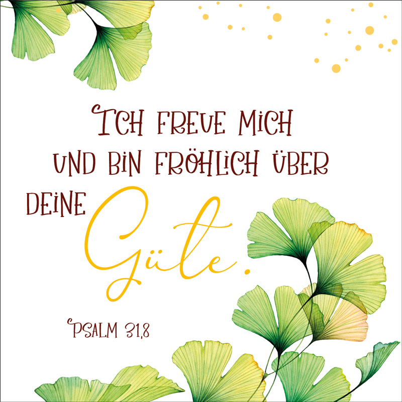 Miniaufstellbuch Deine Güte über uns