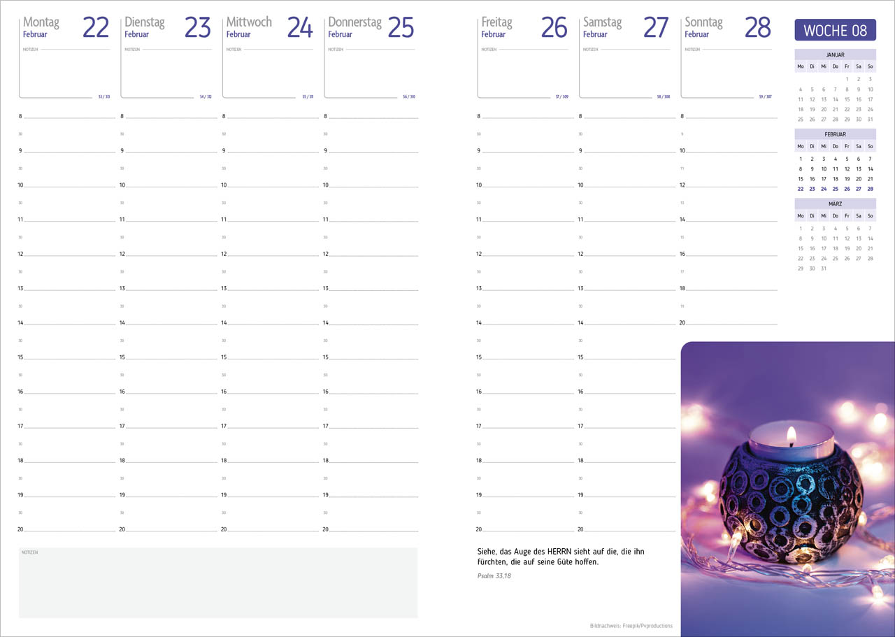 Agenda – Für jeden Tag 2027