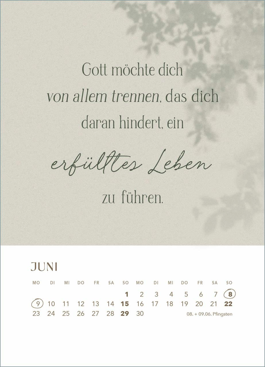 Hoffnung für immer 2025 - Tischkalender mit Holzaufsteller Hoffnung für immer 2025 - Tischkalender mit Holzaufsteller