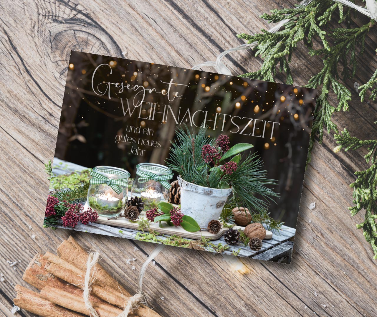 Postkarte Gesegnete Weihnachtszeit -  Anlass: Weihnachten (14,8 x 10,5 cm)