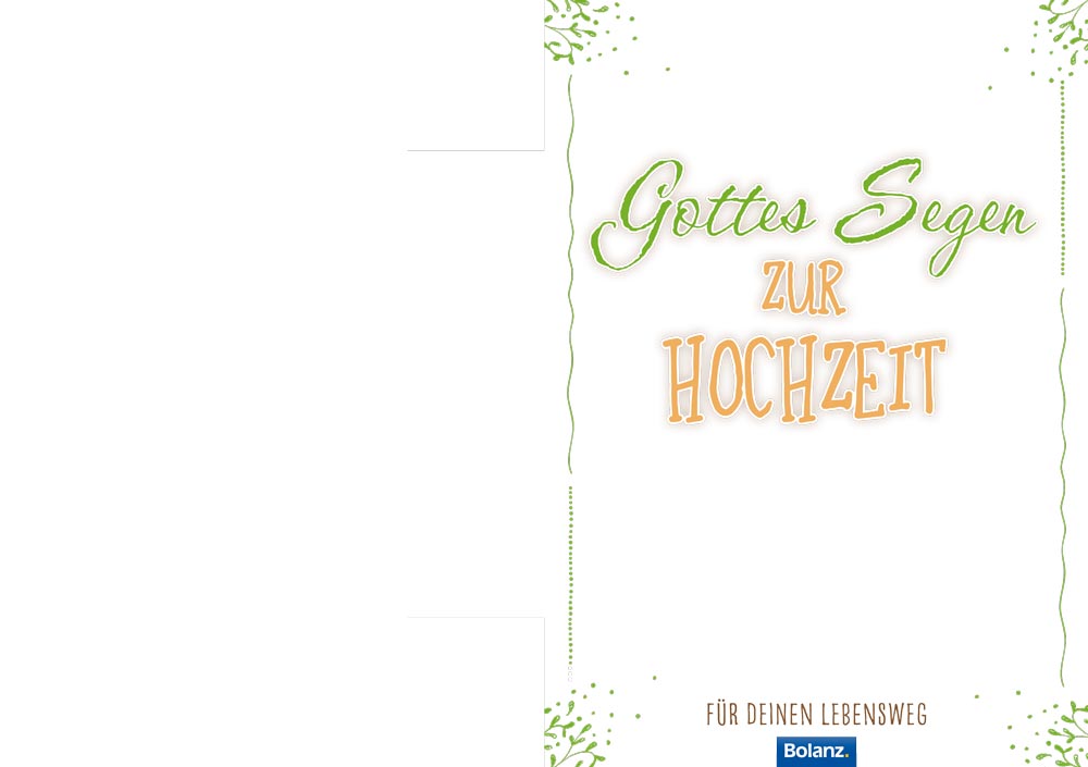 Grußheft - Gottes Segen zur Hochzeit - Anlass: Hochzeit (10,5 x 14,8 cm) Grußheft - Gottes Segen zur Hochzeit - Anlass: Hochzeit (10,5 x 14,8 cm)