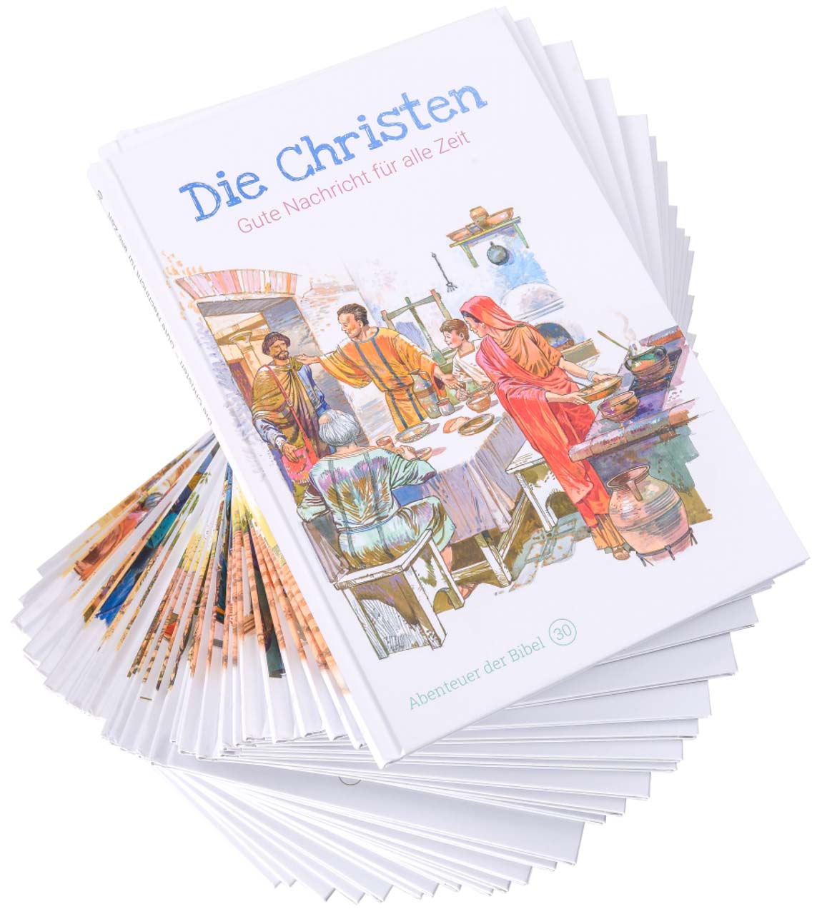 Abenteuer der Bibel - Kinderbibel in 30 Bänden -  Autor: Anne de Graaf - Hardcover 1. Auflage (16,5 x 24 x 20 cm)