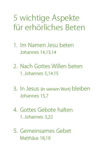 Gebetsheft Rufe mich an