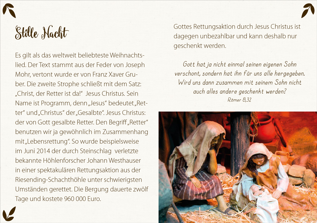 Grußheft - Christus der Retter ist da - Anlass: Weihnachten Autor: Erich Remmers (10,5 x 14,8 cm) Grußheft - Christus der Retter ist da - Anlass: Weihnachten Autor: Erich Remmers (10,5 x 14,8 cm)