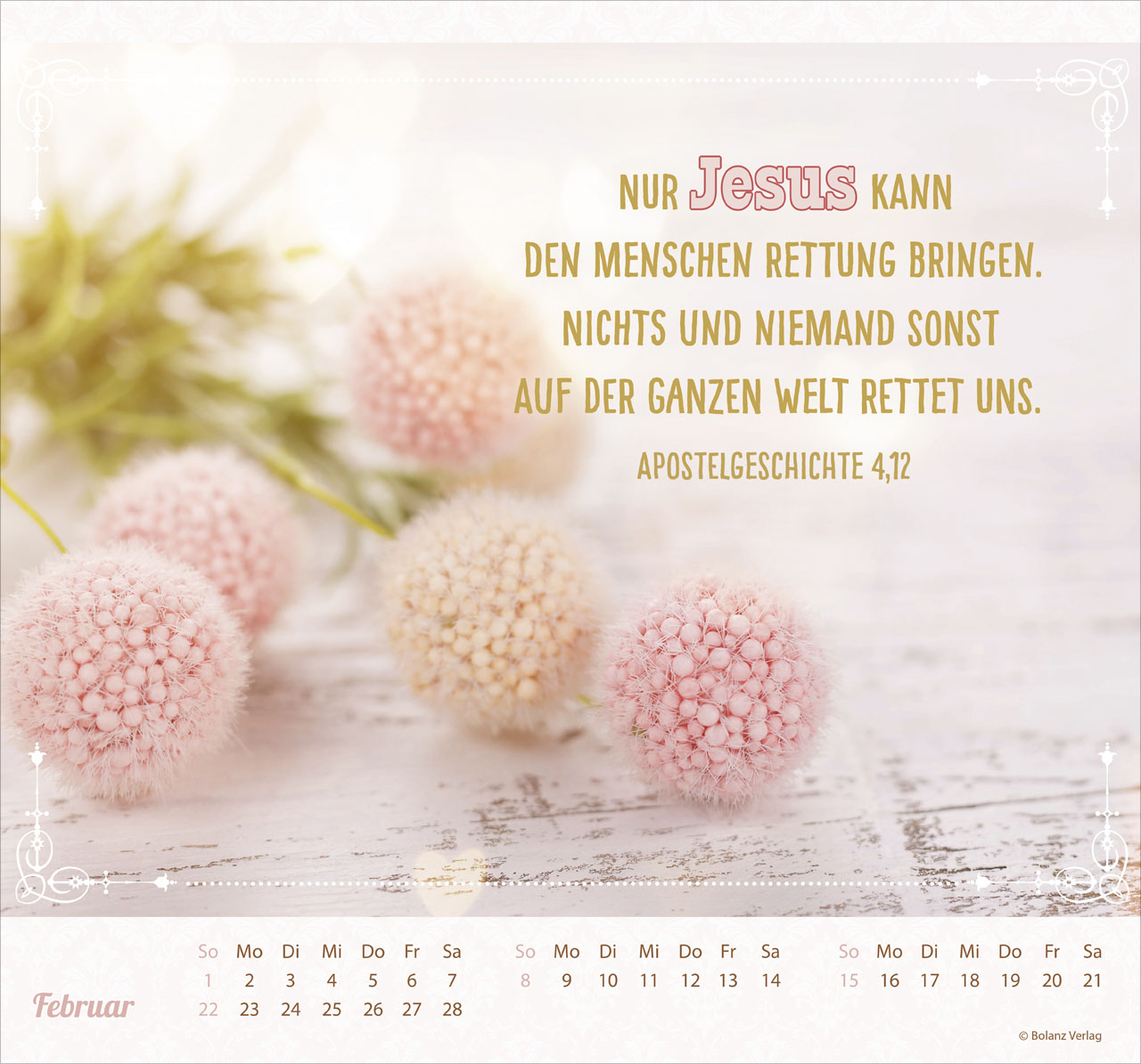 Am Anfang war das Wort 2024 - Wandkalender