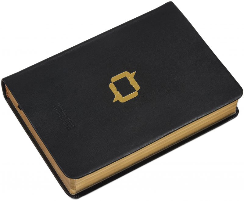 MacArthur Studienbibel – Schlachter 2000 (Softcover, schwarz, Goldschnitt) -  Autor: John F. MacArthur - Softcover - Leder 12. Auflage (17,7 x 25 x 4,4 cm)