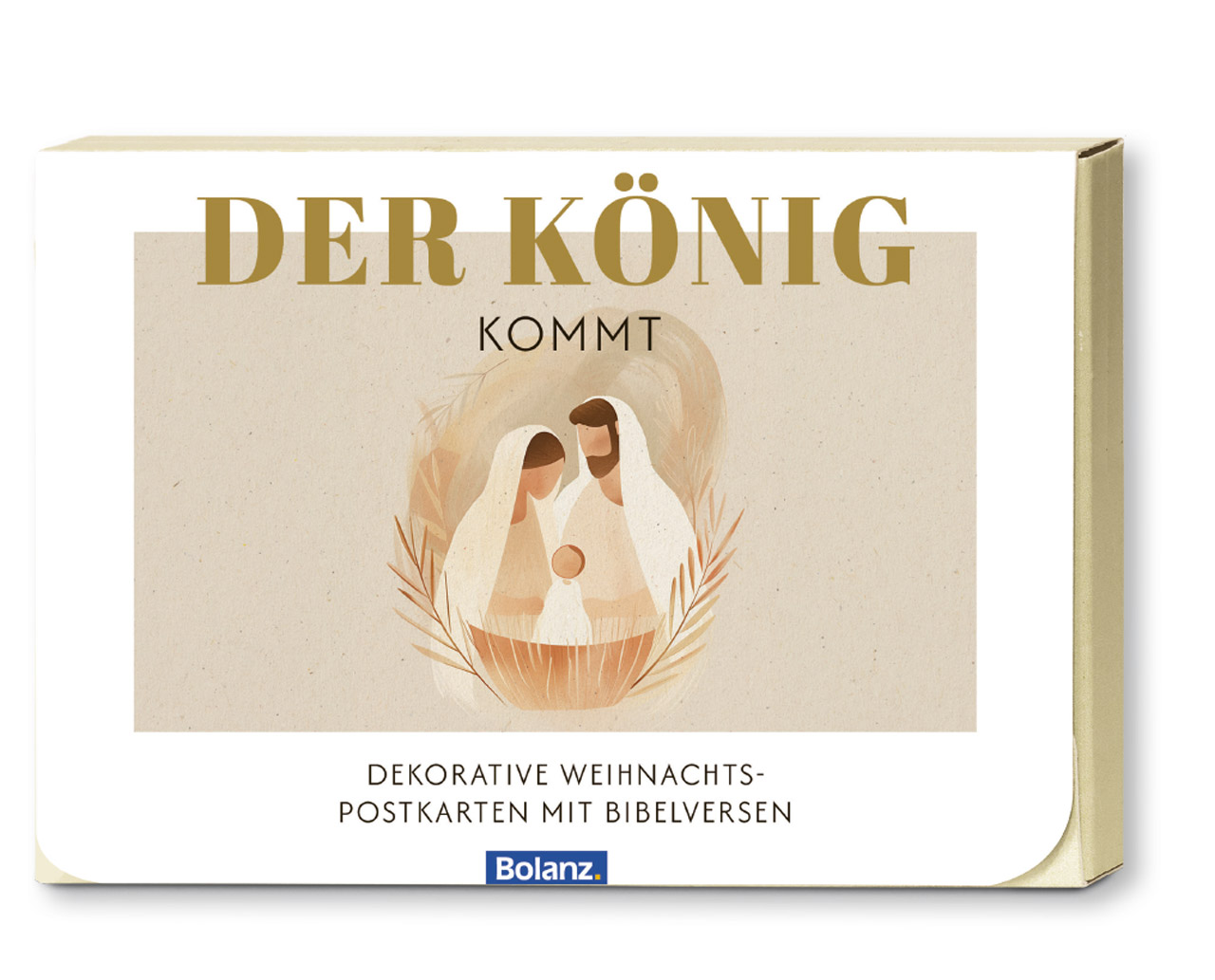 Postkartenbox Weihnachten Der König kommt