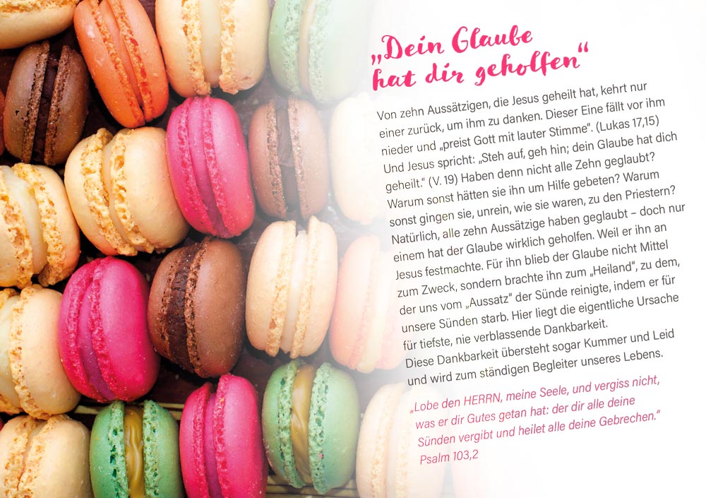 Grußheft - Ich danke dir! -  Anlass: Dank (10,5 x 14,8 cm)