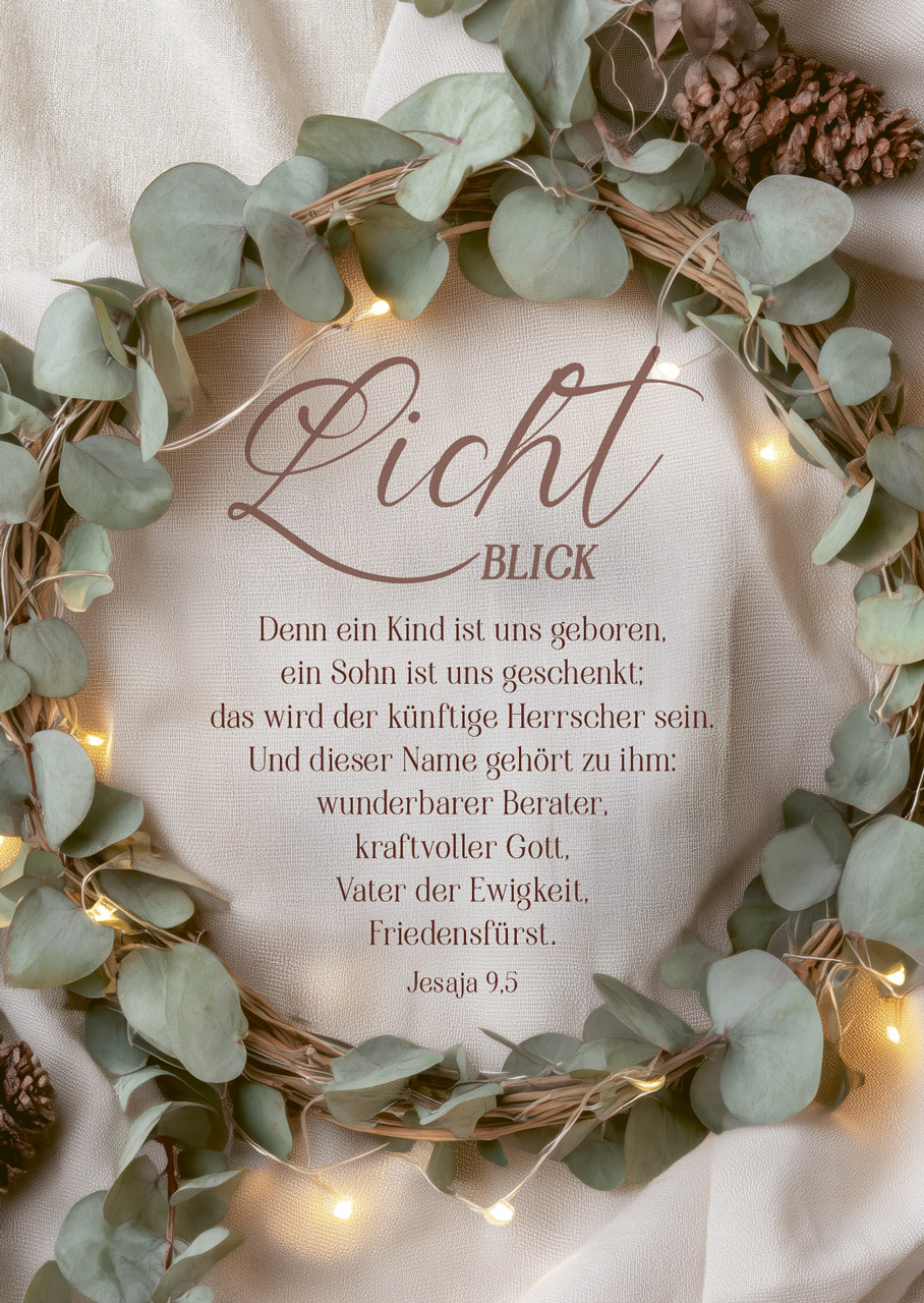 Postkarte Lichtblick