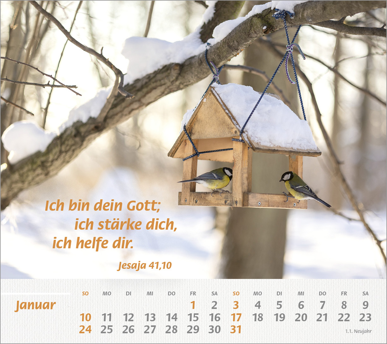 Du bist meine Stärke Großdruck 2027 -Tischkalender