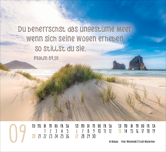 Zeit für Meer - Minikalender 2026