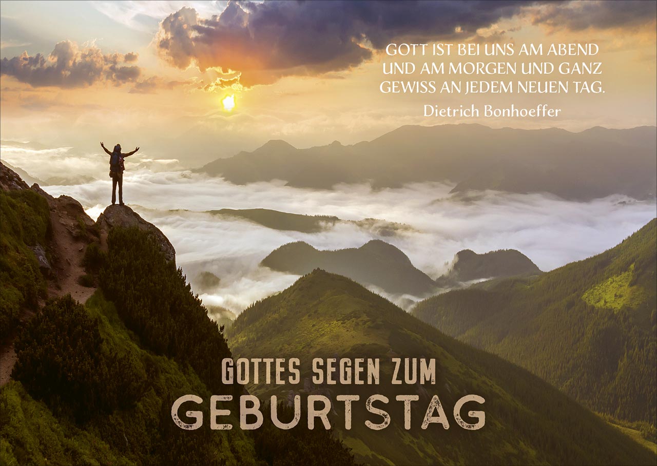 Postkartenbox Alles Gute und Gottes Segen zum Geburtstag -  Anlass: Geburtstag (15 x 11 cm)