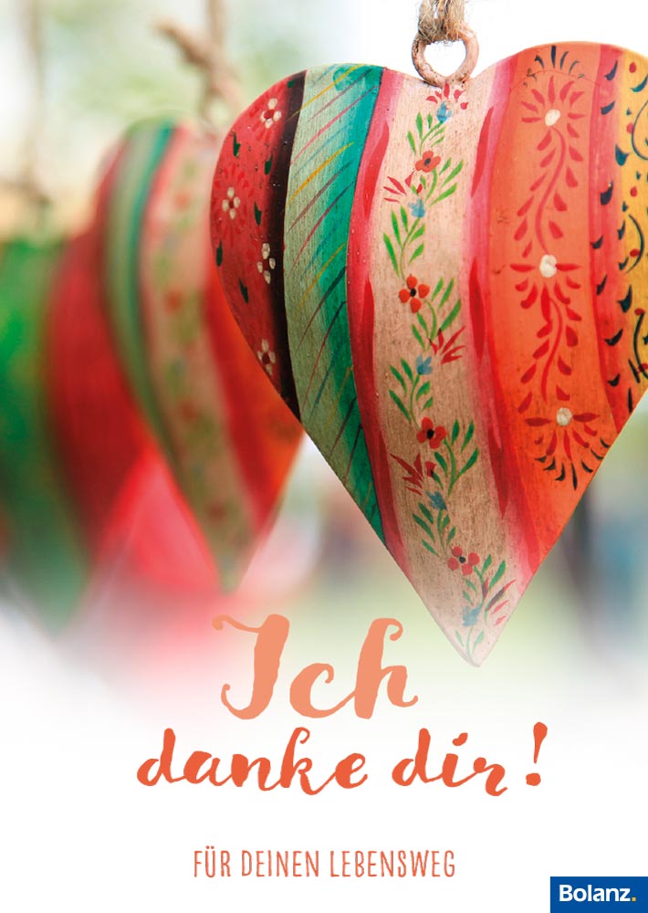 Grußheft - Ich danke dir! -  Anlass: Dank (10,5 x 14,8 cm)