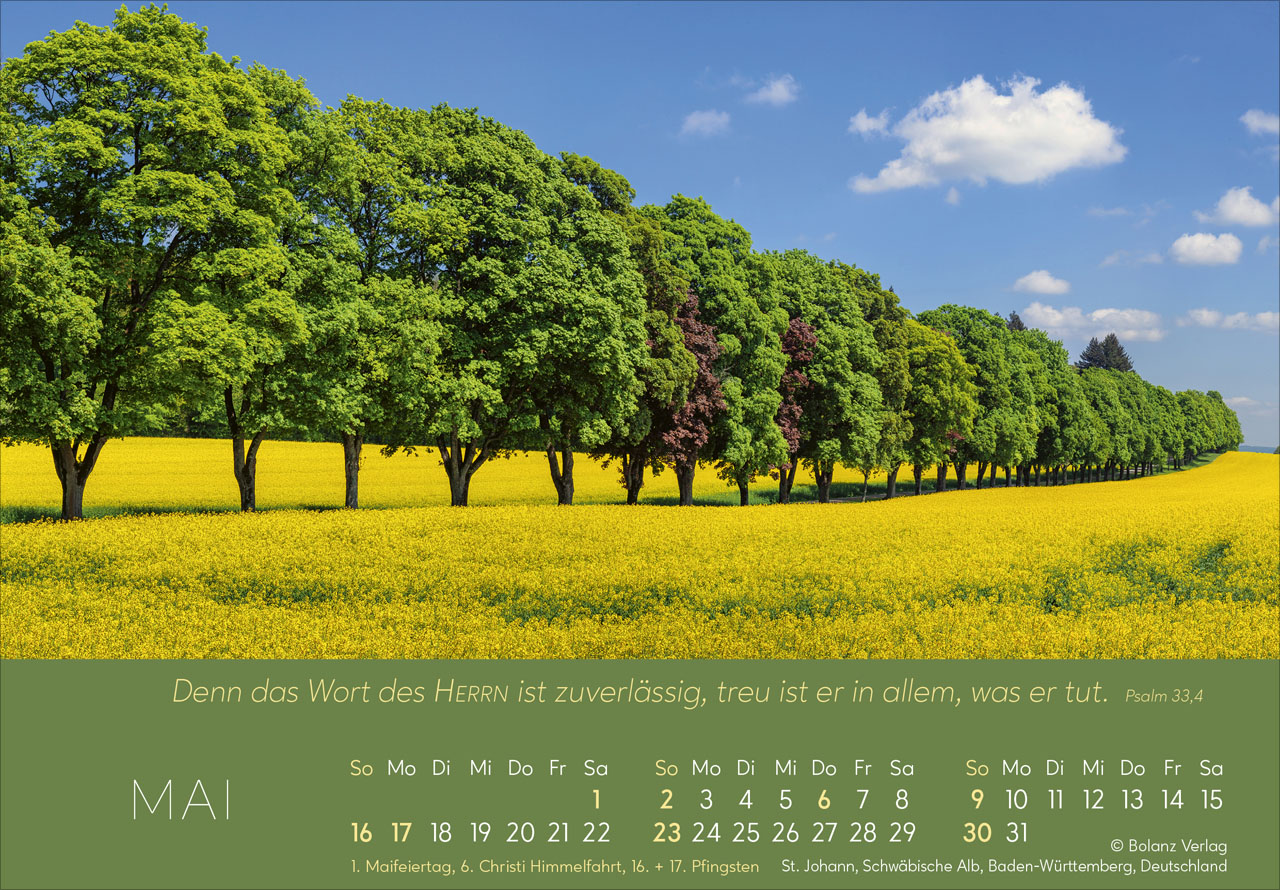 Ewigkeit in Herzen 2027 – Panoramakalender