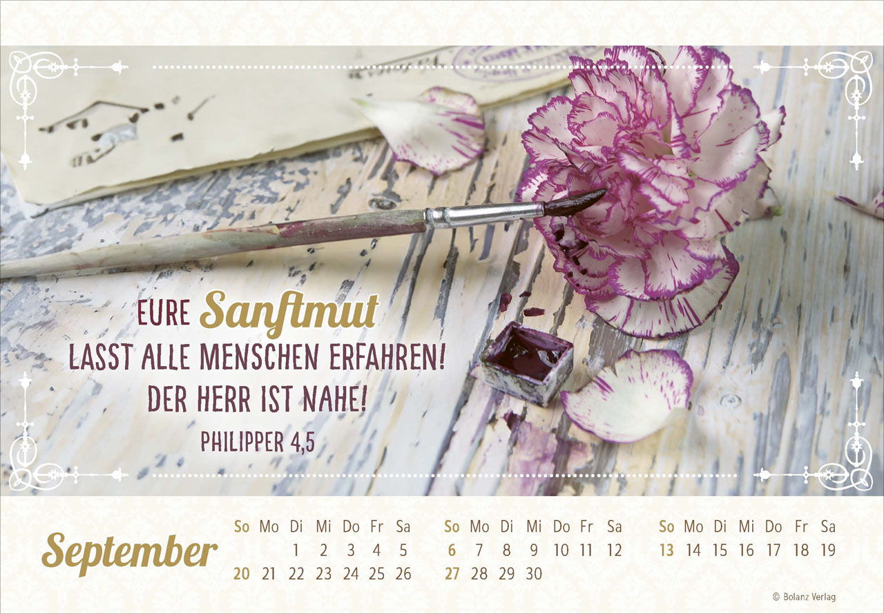 Herzliche Worte für Dich 2026 - Panoramakalender