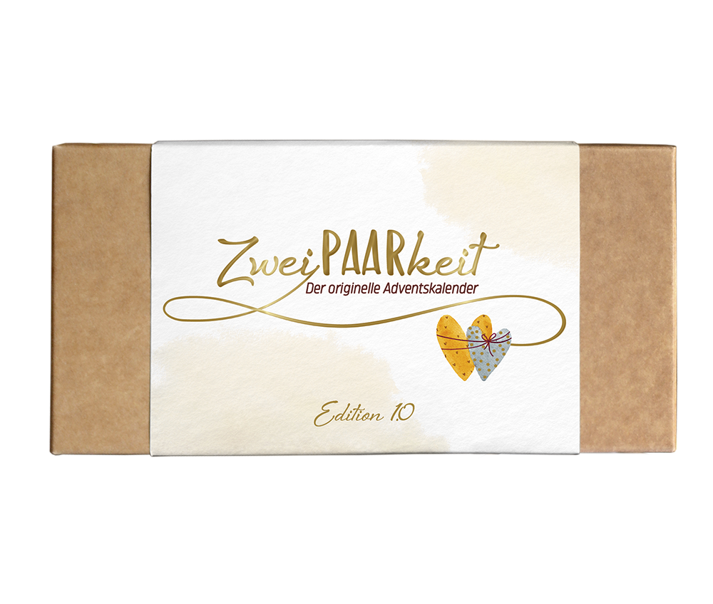 Adventskalender ZweiPAARkeit 1.0 -  Anlass: Weihnachten (22 x 11 x 3 cm)