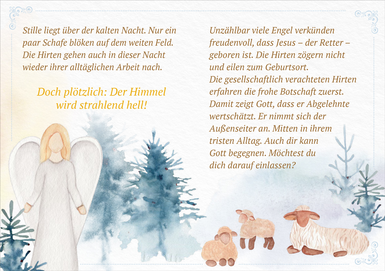 Grußheft Weihnachtsfreude -  Anlass: Weihnachten Autor: Seraphine Dietrich (10,5 x 14,8 cm)