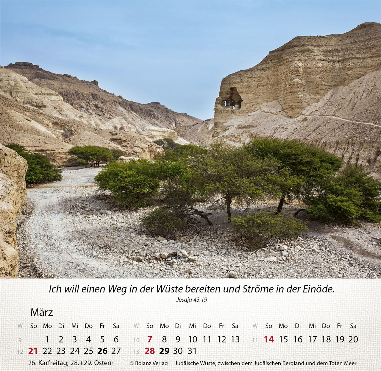 Israel Shalom 2027 – Tischkalender