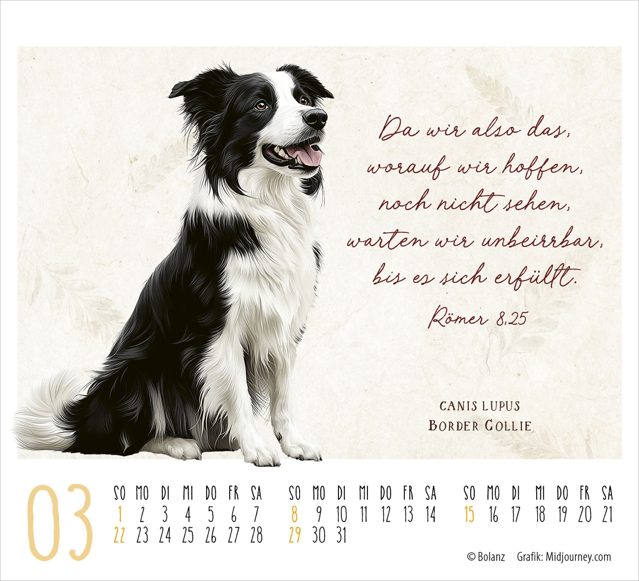 KunstWerke des Schöpfers 2026 - Minikalender
