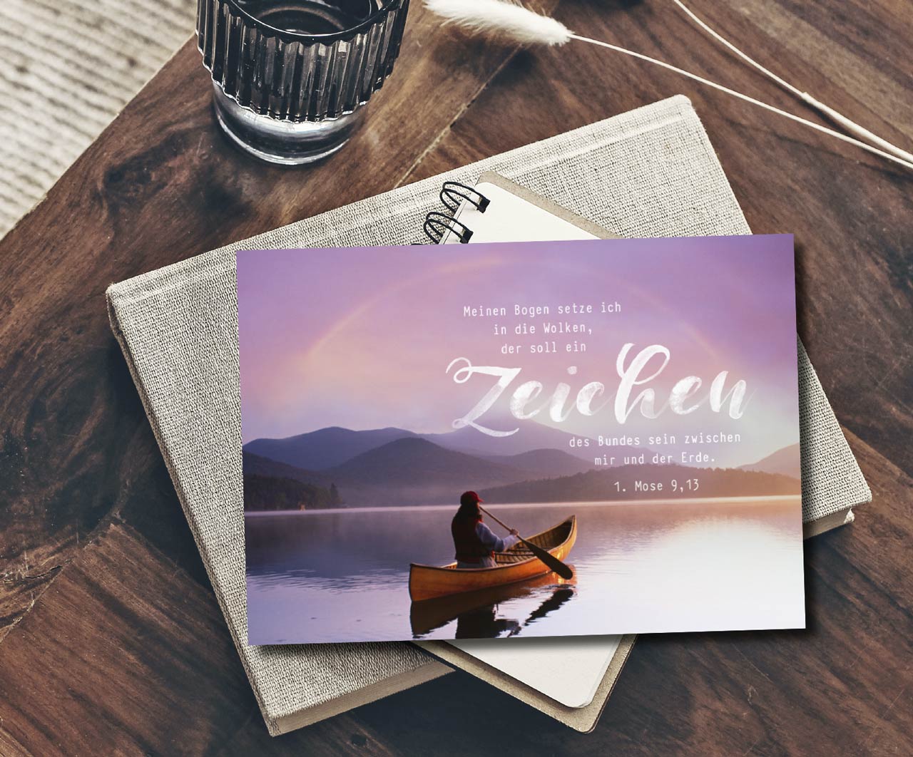 Postkarte Zeichen des Bundes -  (14,8 x 10,5 cm)