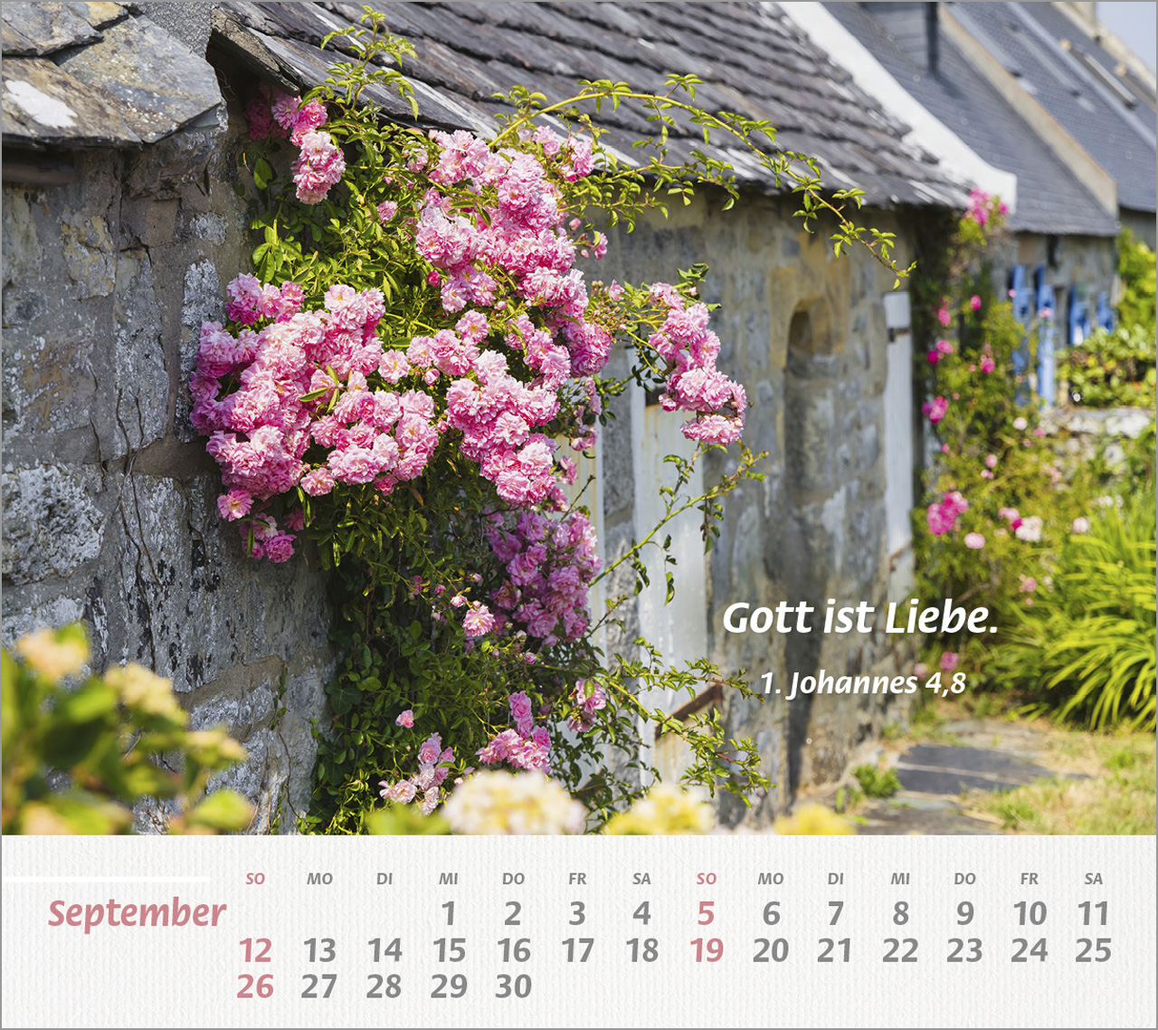 Du bist meine Stärke Großdruck 2027 -Tischkalender