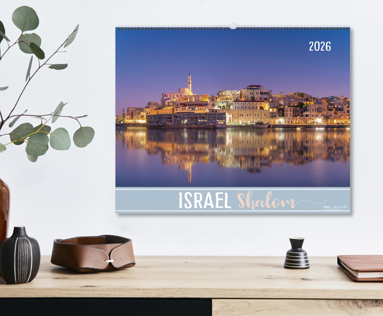 Israel Shalom 2026 - Wandkalender Israel Shalom 2026 - Wandkalender