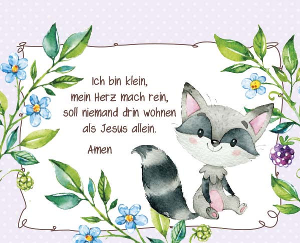 Postkartenaufstellbuch Kindergebete -  (14,8 x 12 cm)