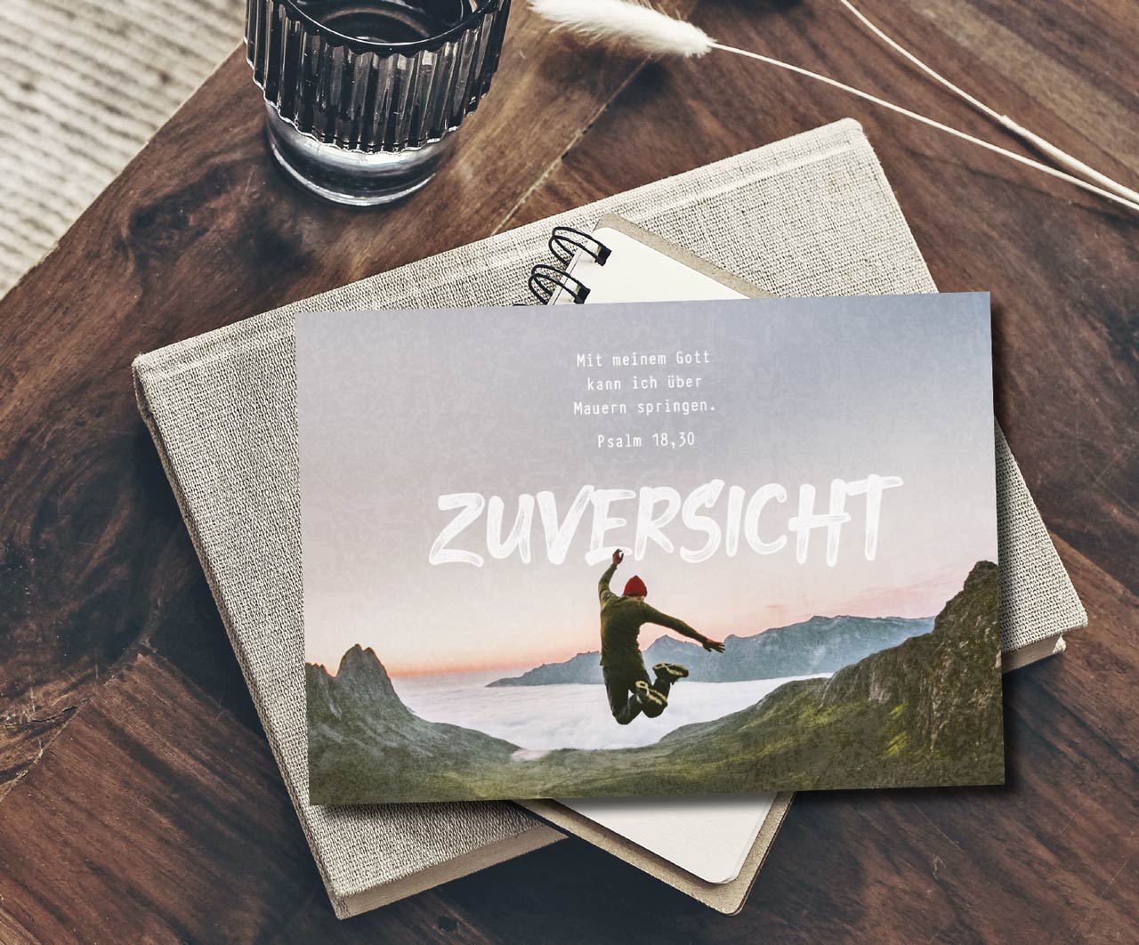 Postkarte Zuversicht -  (14,8 x 10,5 cm)