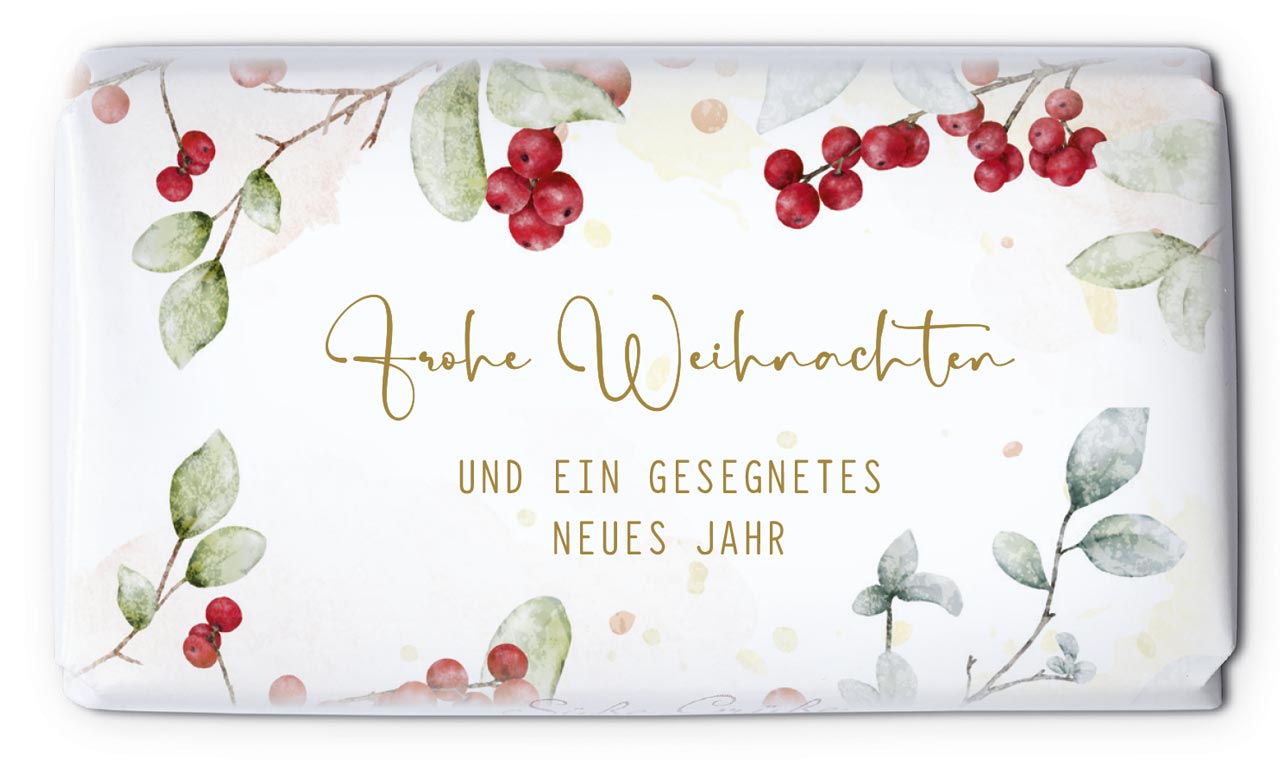 Schokolade Frohe Weihnachten
