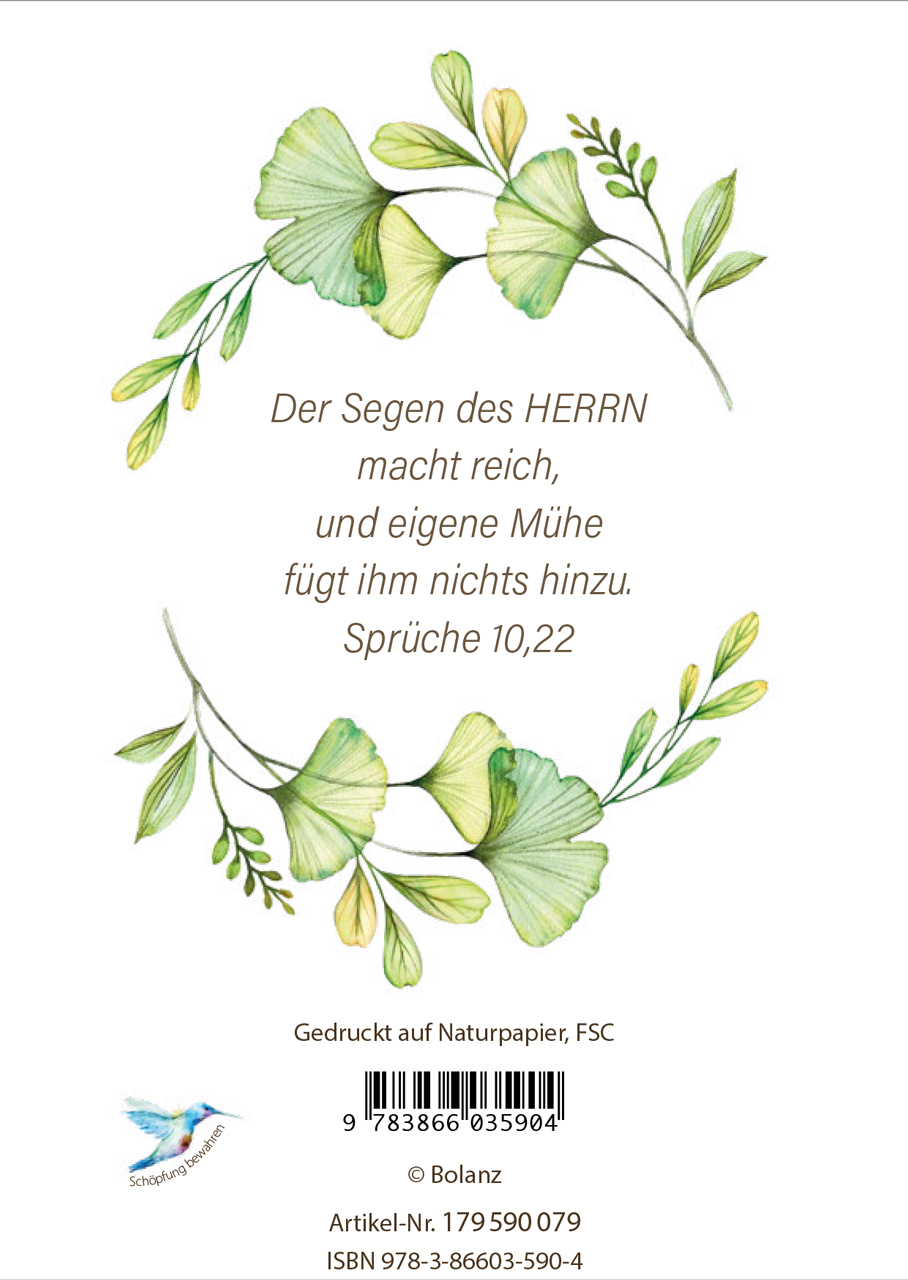 Grußheft - Viel Glück und viel Segen -  Anlass: Geburtstag Autor: Erich Remmers (10,5 x 14,8 cm)