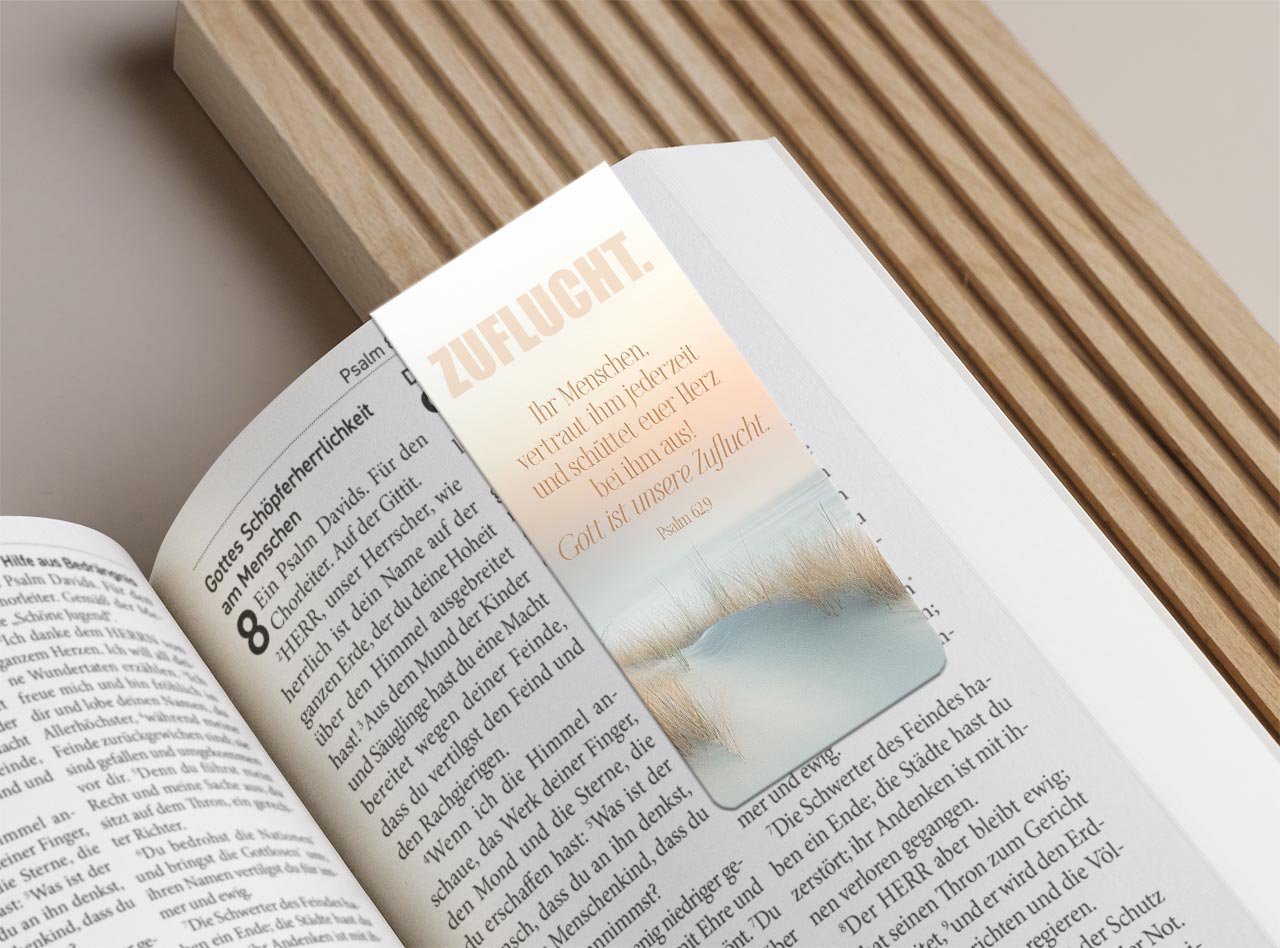 Magnetlesezeichen Zuflucht