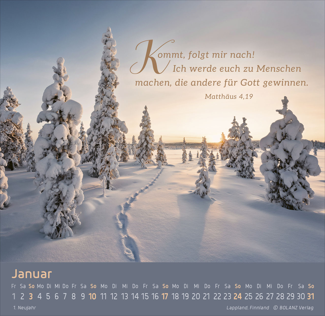 Weg – Licht – Leben 2027 – Tischkalender