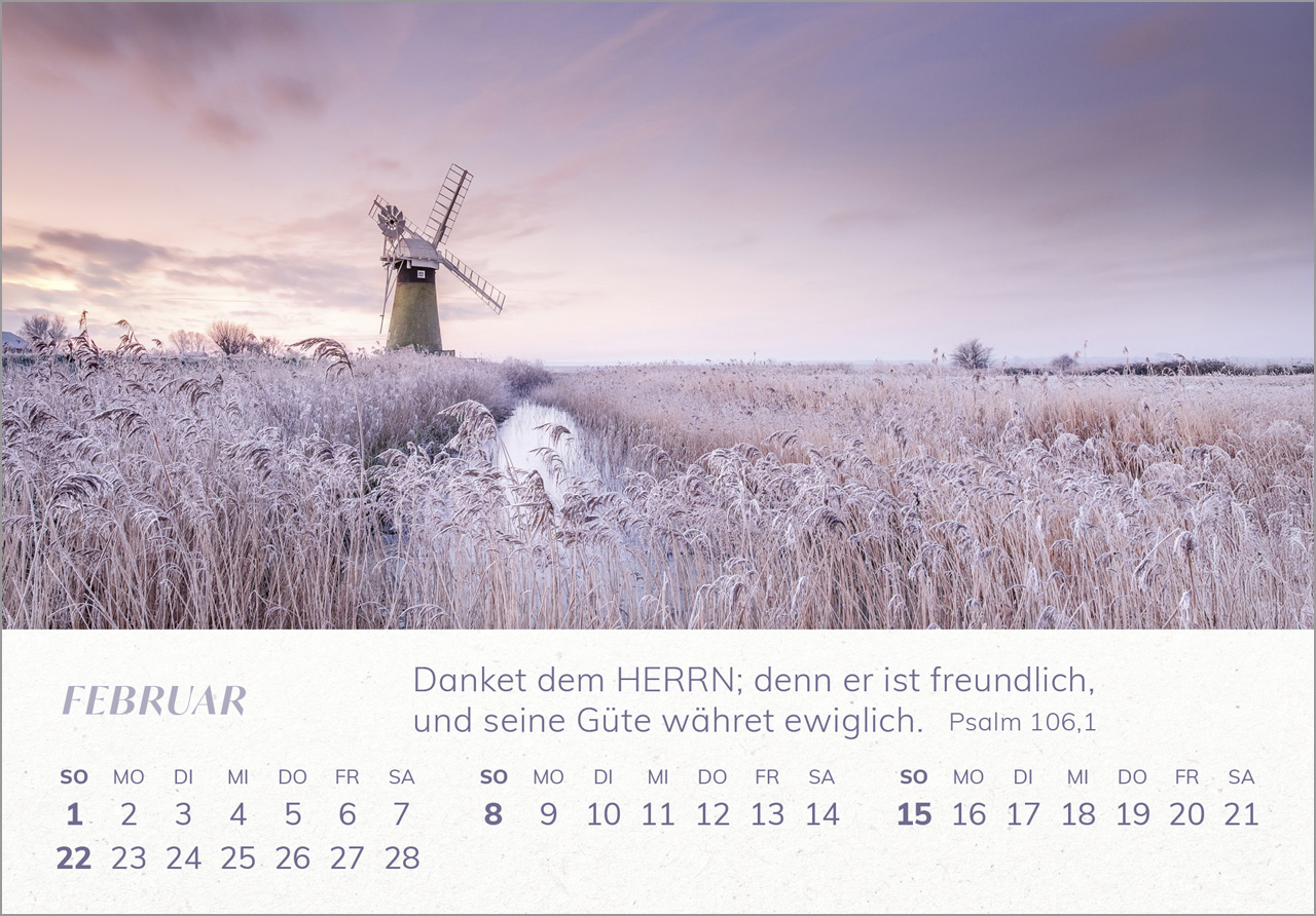 Mini Panorama Kalender 2026