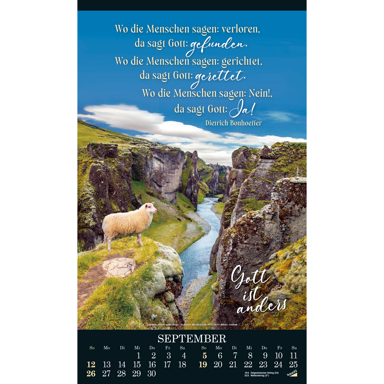 Alles in uns schweige 2027 -  (30 x 50 x 0,1 cm)