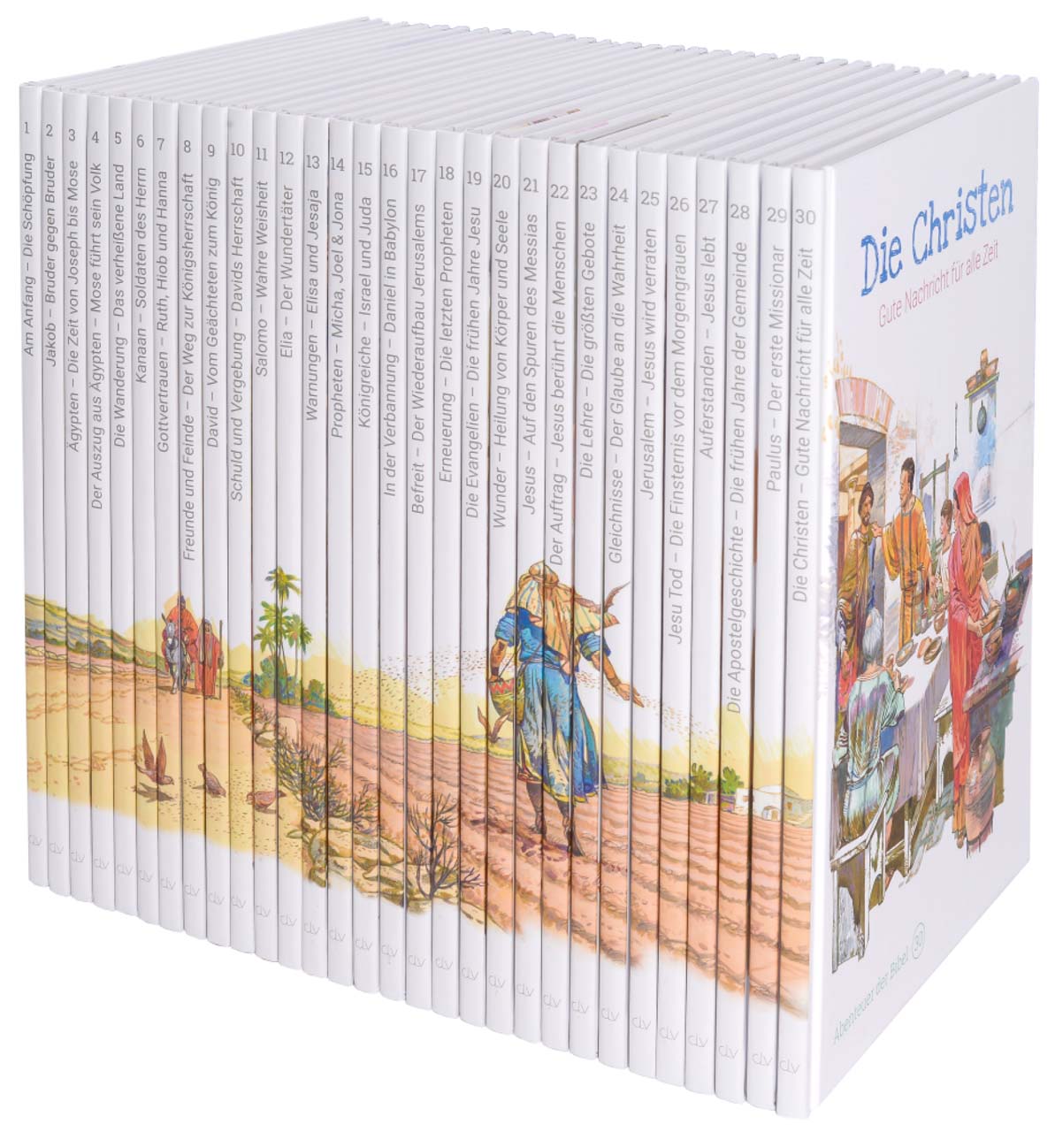 Abenteuer der Bibel - Kinderbibel in 30 Bänden -  Autor: Anne de Graaf - Hardcover 1. Auflage (16,5 x 24 x 20 cm)