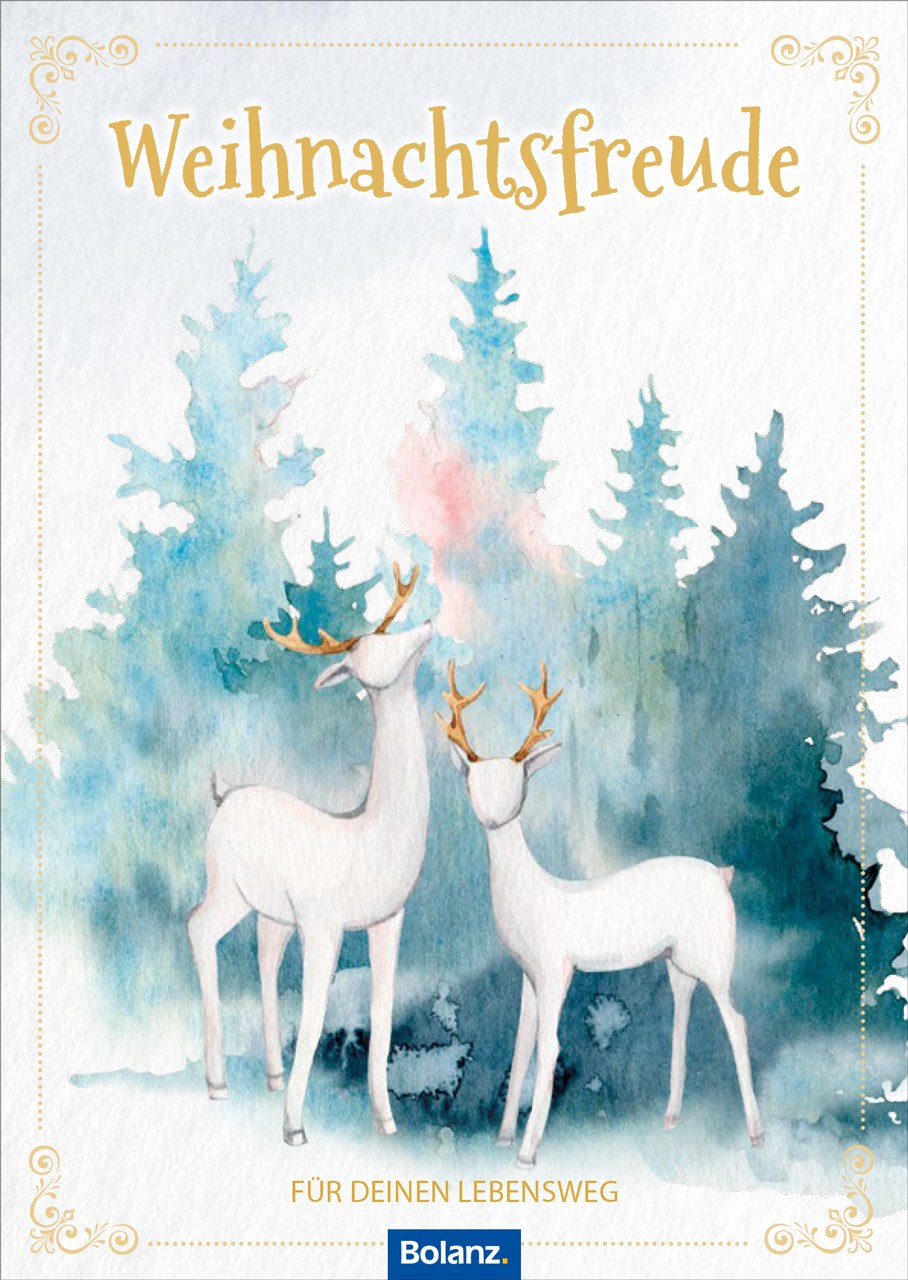 Grußheft Weihnachtsfreude -  Anlass: Weihnachten Autor: Seraphine Dietrich (10,5 x 14,8 cm)