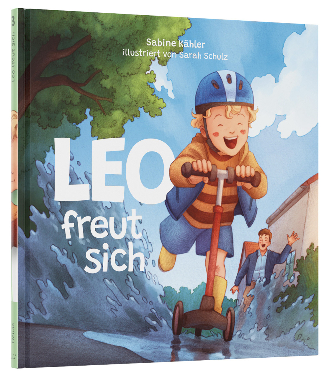 Leo freut sich (Freude) -  Autor: Sabine Kähler - Hardcover 1. Auflage (22,5 x 22,1 x 1,5 cm)