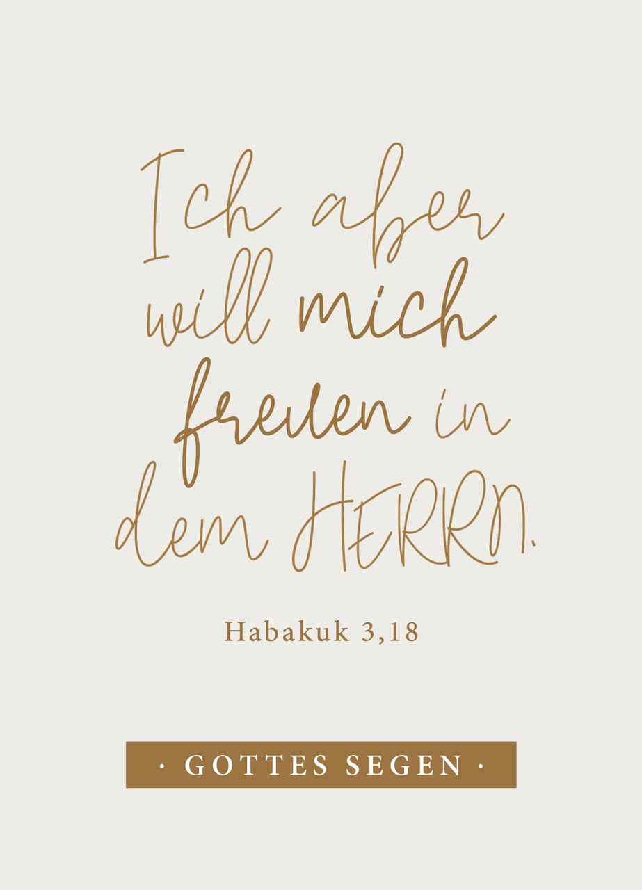 Postkarte Freude im Herrn