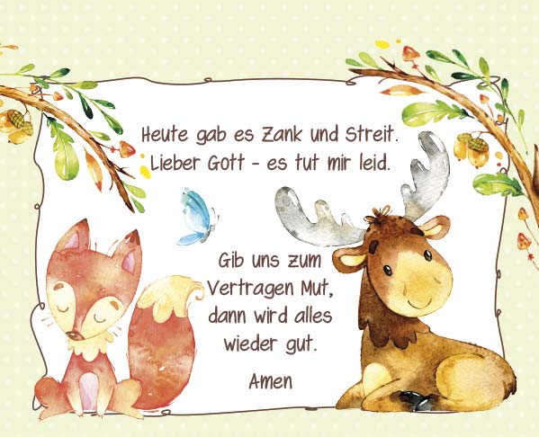 Postkartenaufstellbuch Kindergebete -  (14,8 x 12 cm)