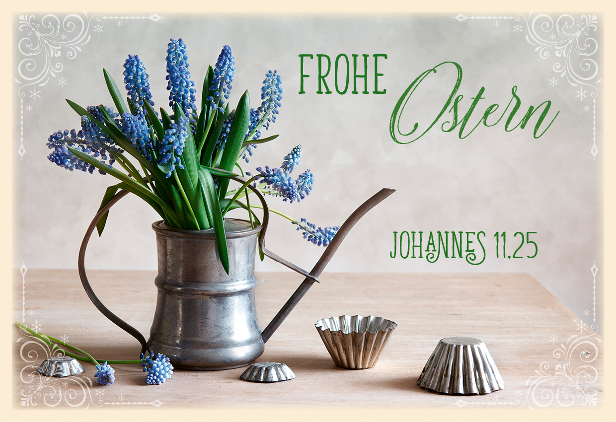 Minikarten Frohe Ostern -  Anlass: Ostern (10,5 x 7,2 cm)