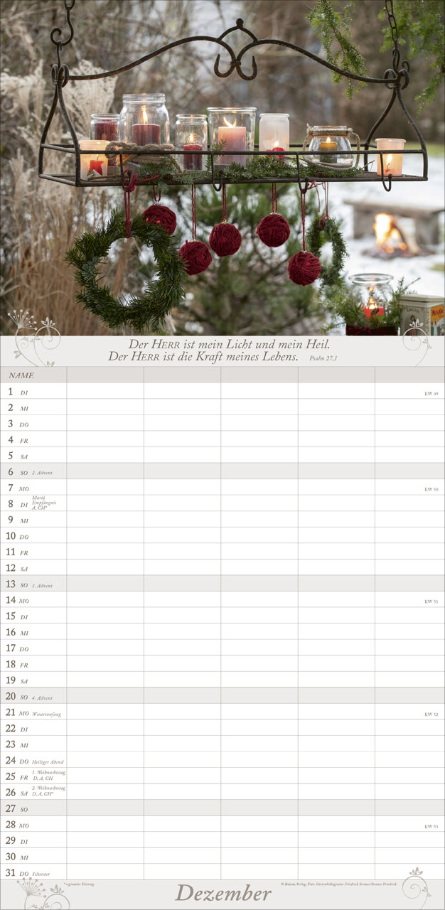 Gartenfreude - Familienplaner 2026