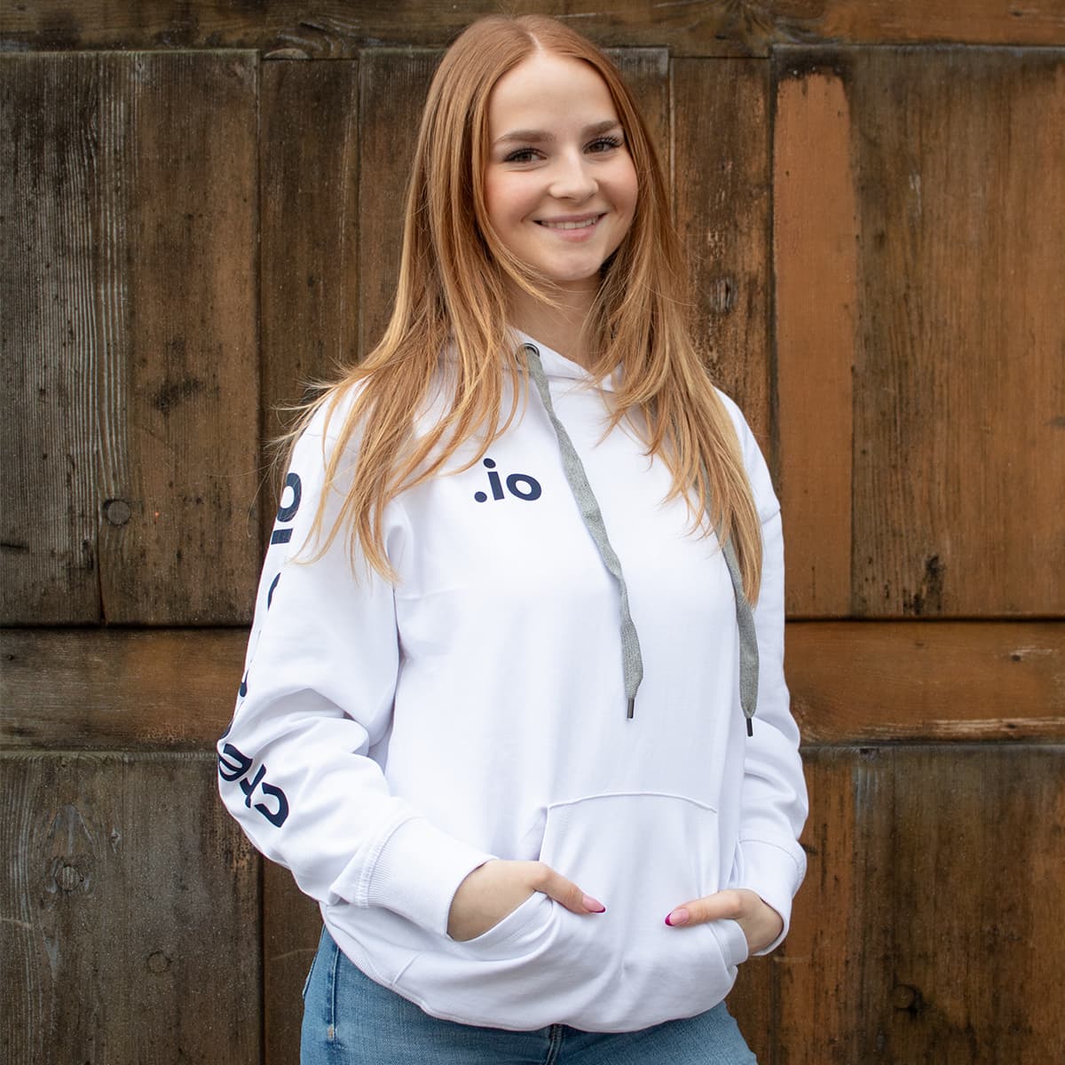 Creedle Hoodie, Weiß, L