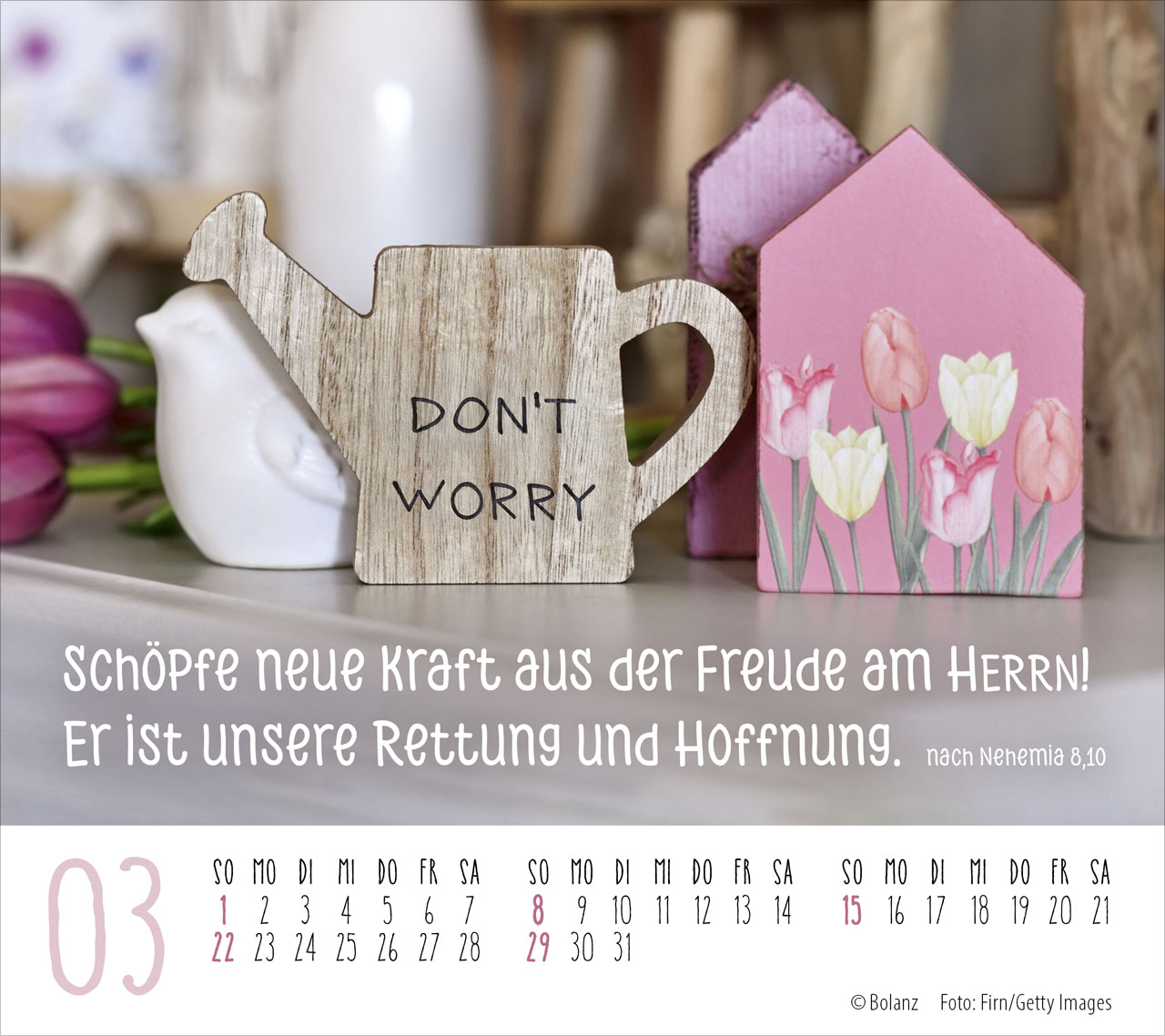 Gute Wünsche für Dich 2026 - Tischkalender